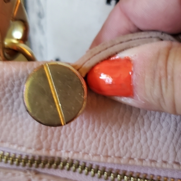 Foley + Corinna Mauve/Pink Vegan Leather Satchel - Picture 3 of 7